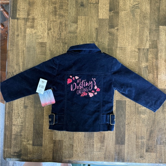 Disney Frozen 2 velvet moto jacket - Picture 3 of 4